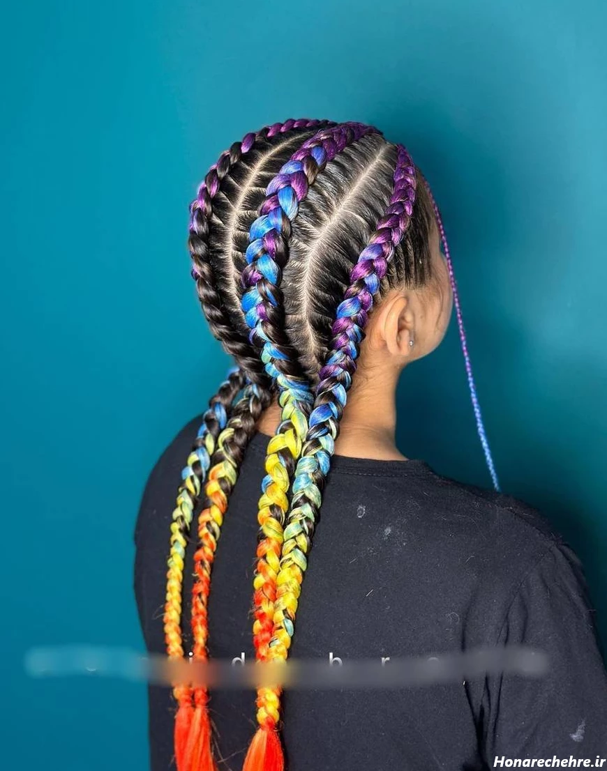 بافت مو با مروارید با سوزن