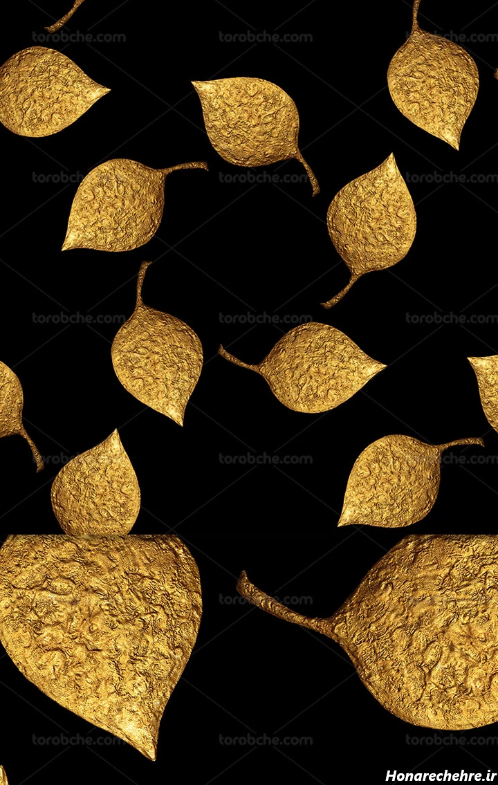 تصویر زمینه مشکی طلایی دخترانه