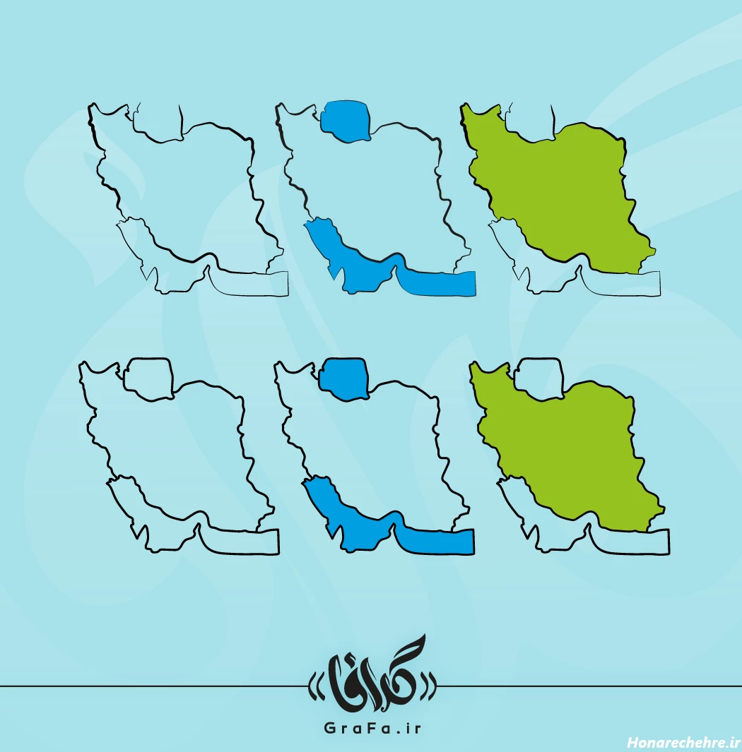 نقشه خام ایران pdf