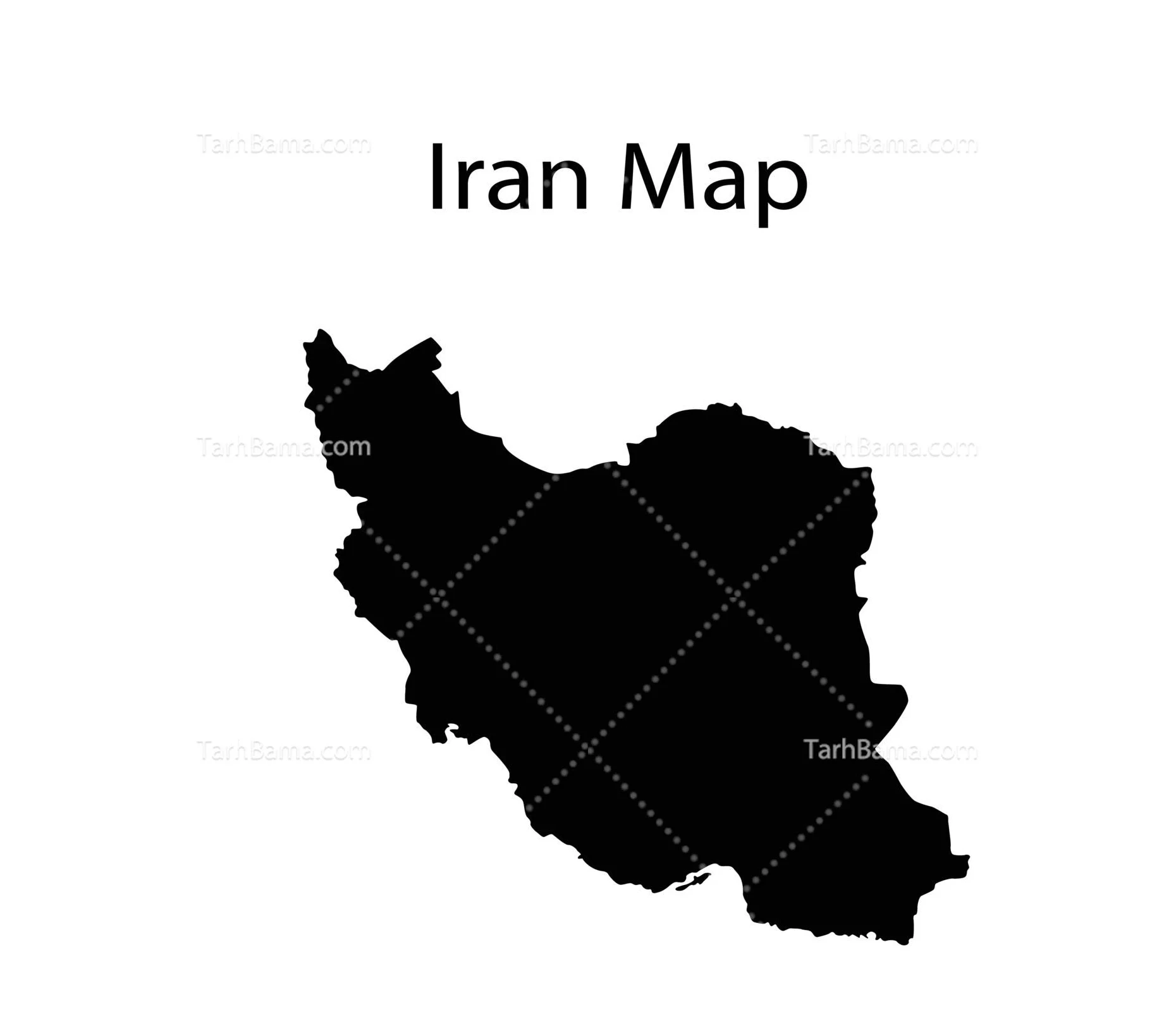 نقشه خام ایران pdf