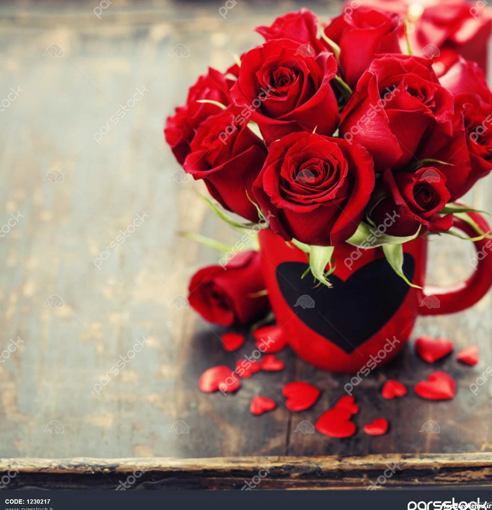 عکس قلب قرمز خوشگل کوچک