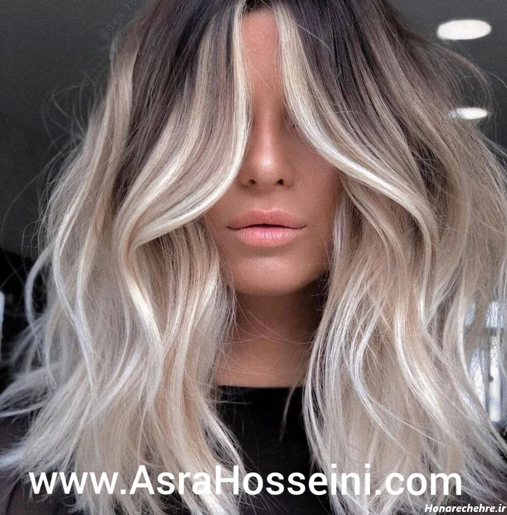 رنگ شکلاتی و مش استخوانی