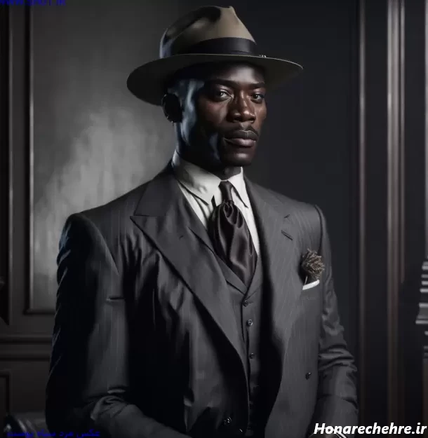 عکس سیاه پوست مرد خنده دار