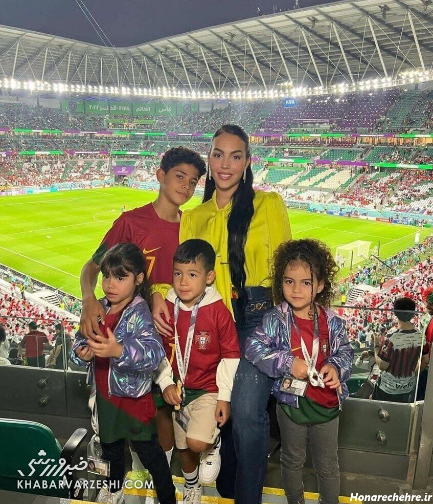 عکس فرزندان رونالدو