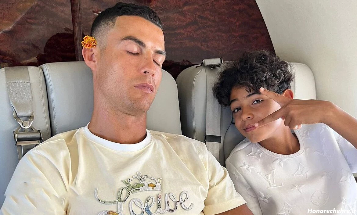 عکس رونالدو و همسرش در تخت خواب