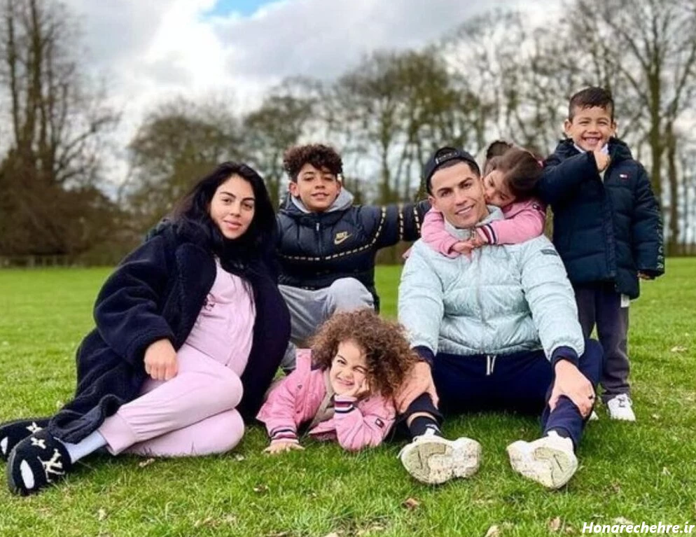 عکس فرزندان رونالدو