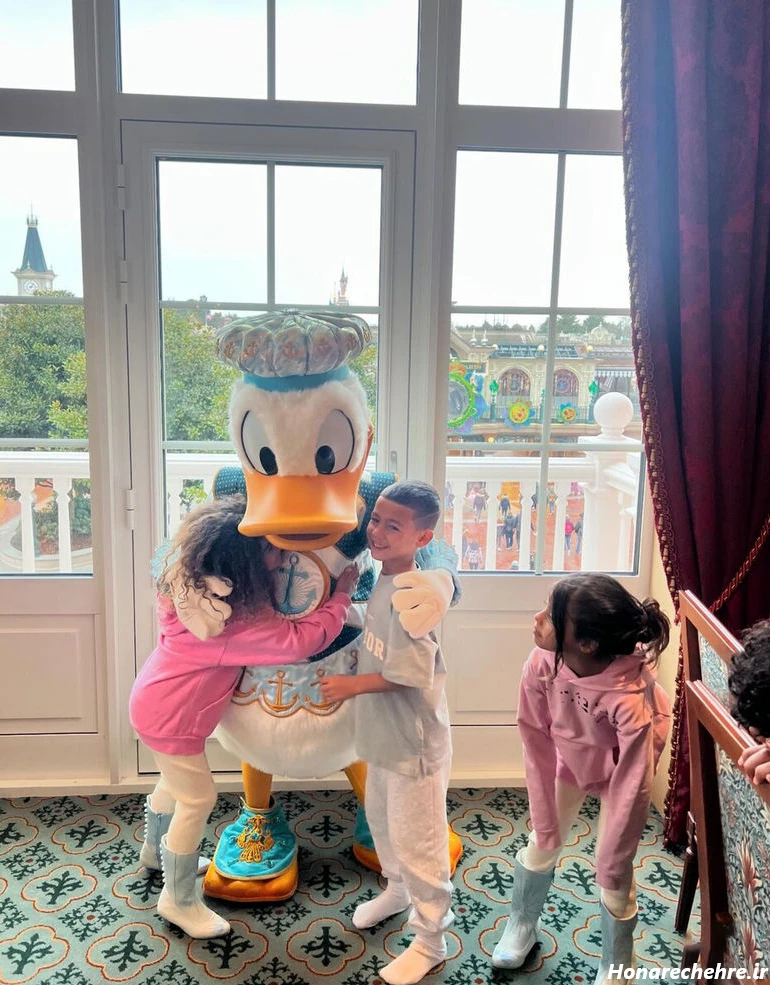 عکس رونالدو و همسرش در تخت خواب