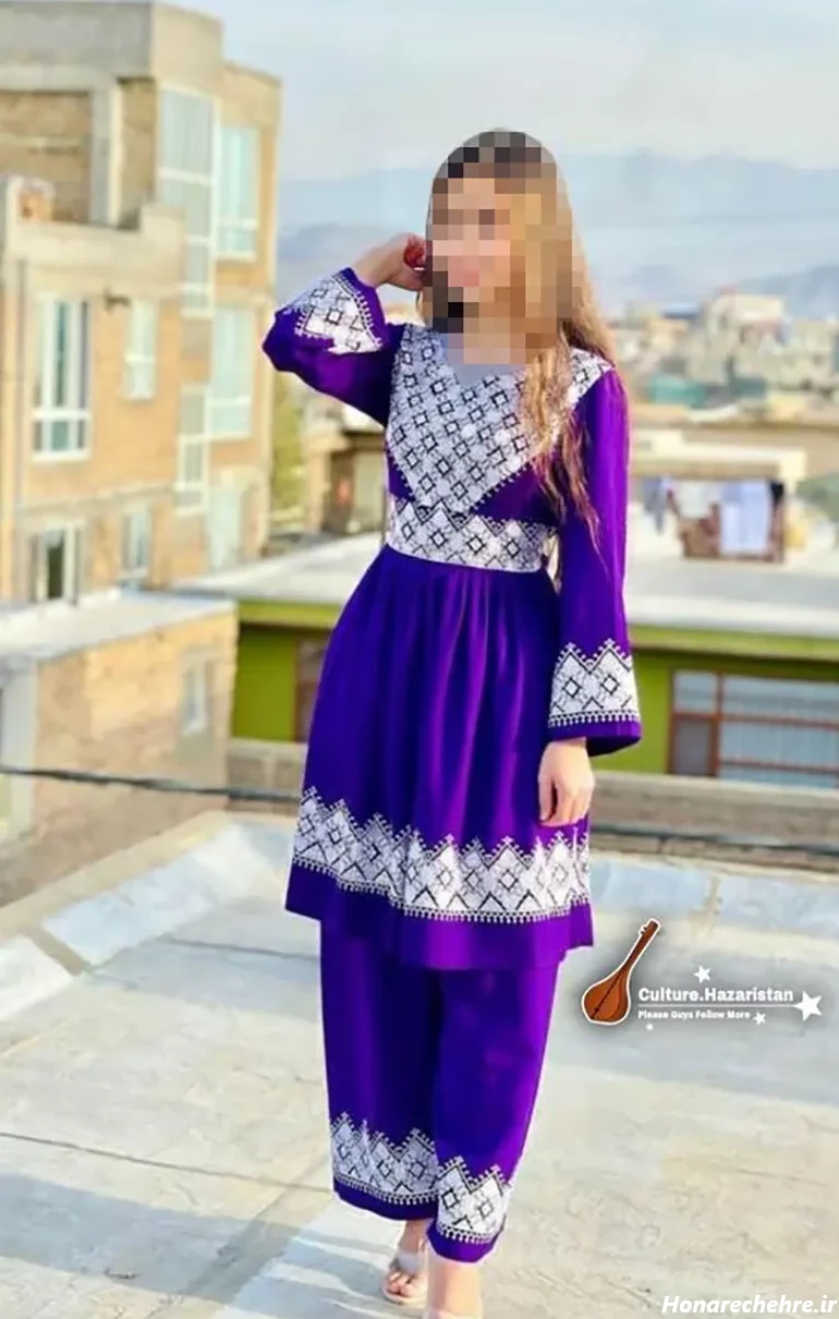 مدل لباس افغانی کشی ساده
