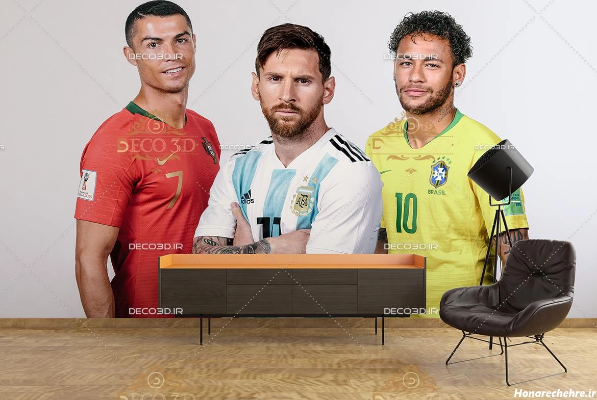 عکس مسی و نیمار