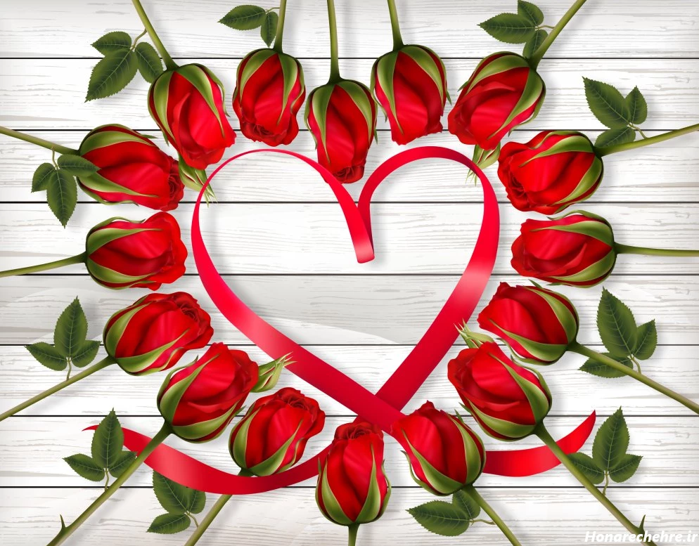 عکس قلب قرمز خوشگل کوچک