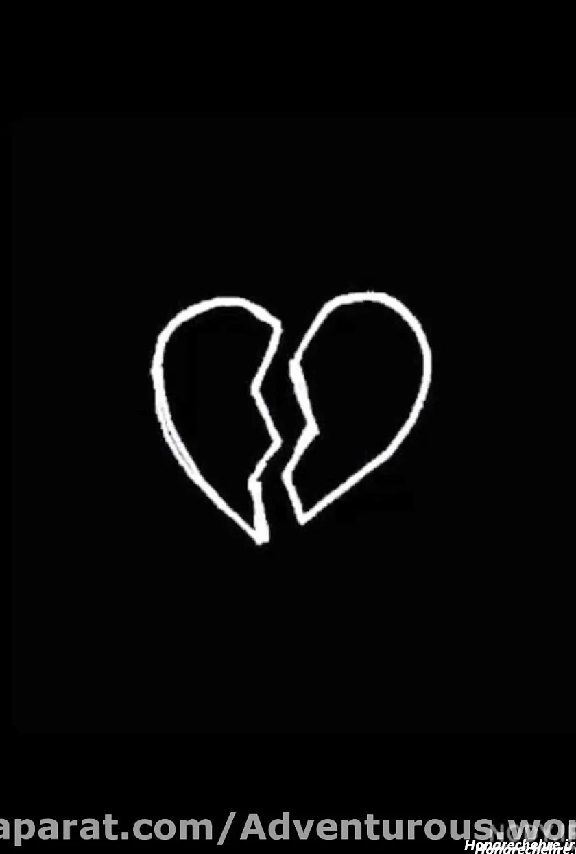 عکس قلب سیاه برای پروفایل