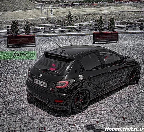 عکس ماشین ۲۰۷ مشکی اسپرت