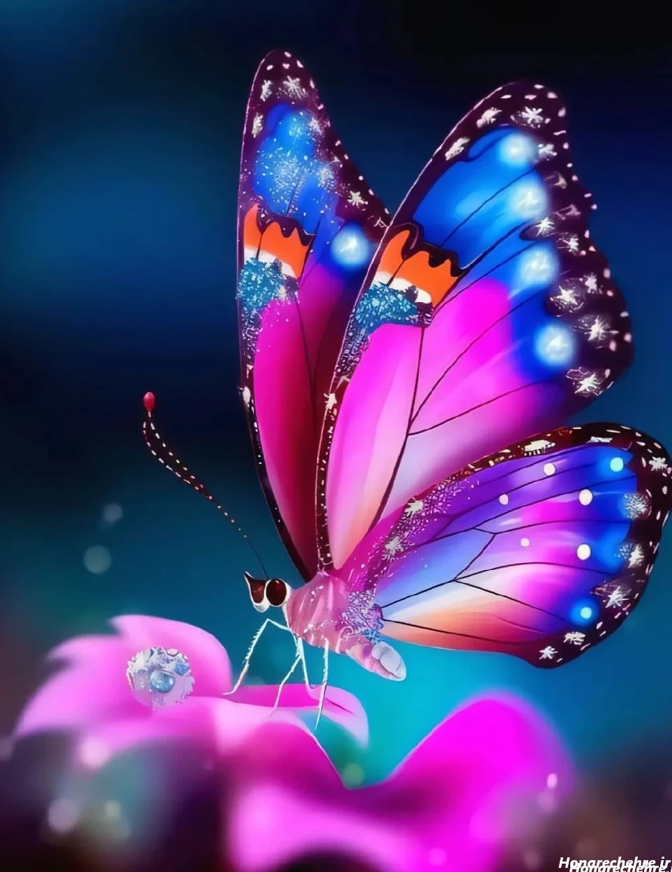 عکس پروانه فانتزی