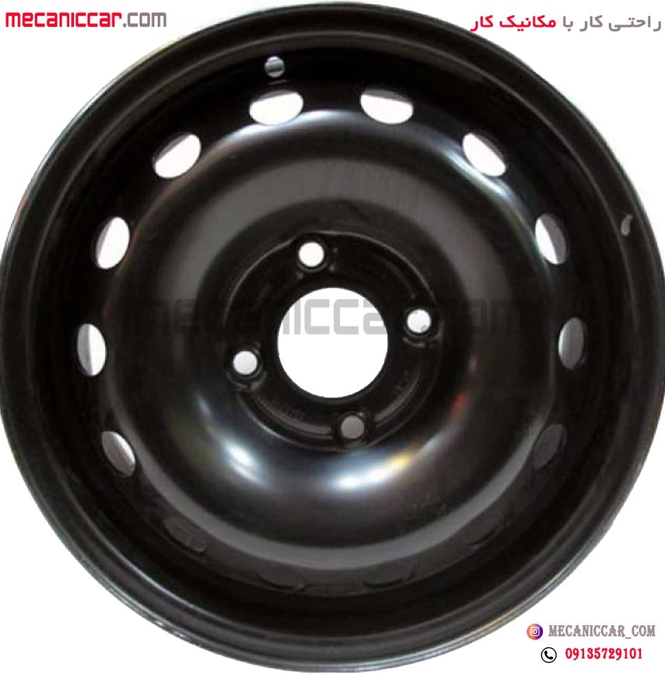 ♥مشخصات و قیمت رینگ چرخ فولادی پژو 405 و پارس - مکانیک کار