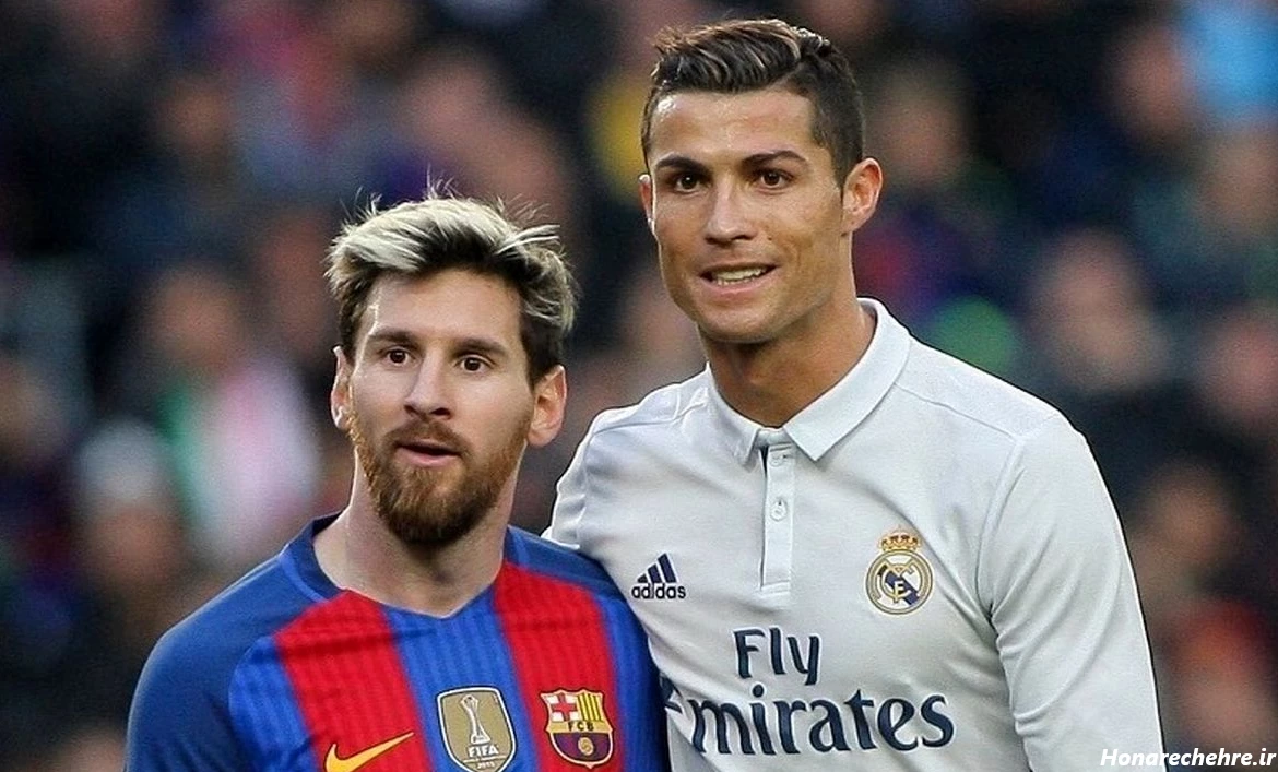 عکس رونالدو و مسی در یک تیم
