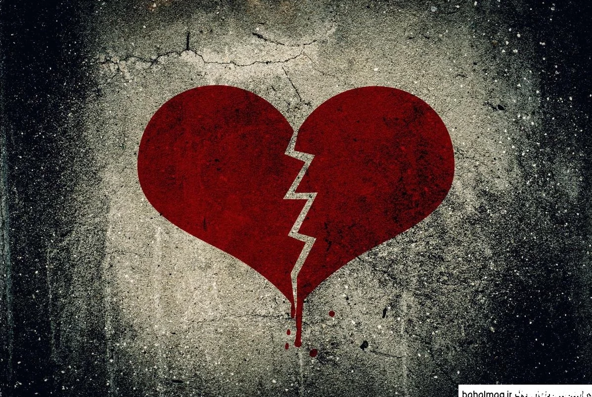 عکس قلب سیاه برای پروفایل