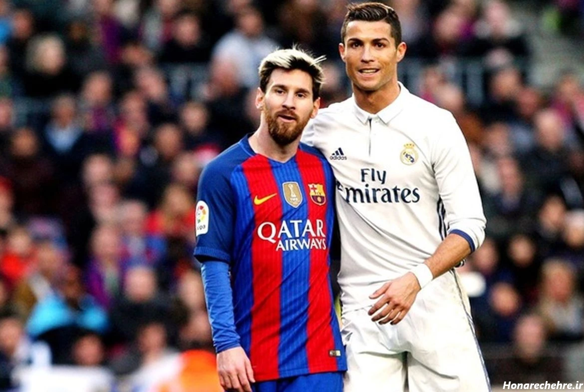 عکس رونالدو و مسی در یک تیم