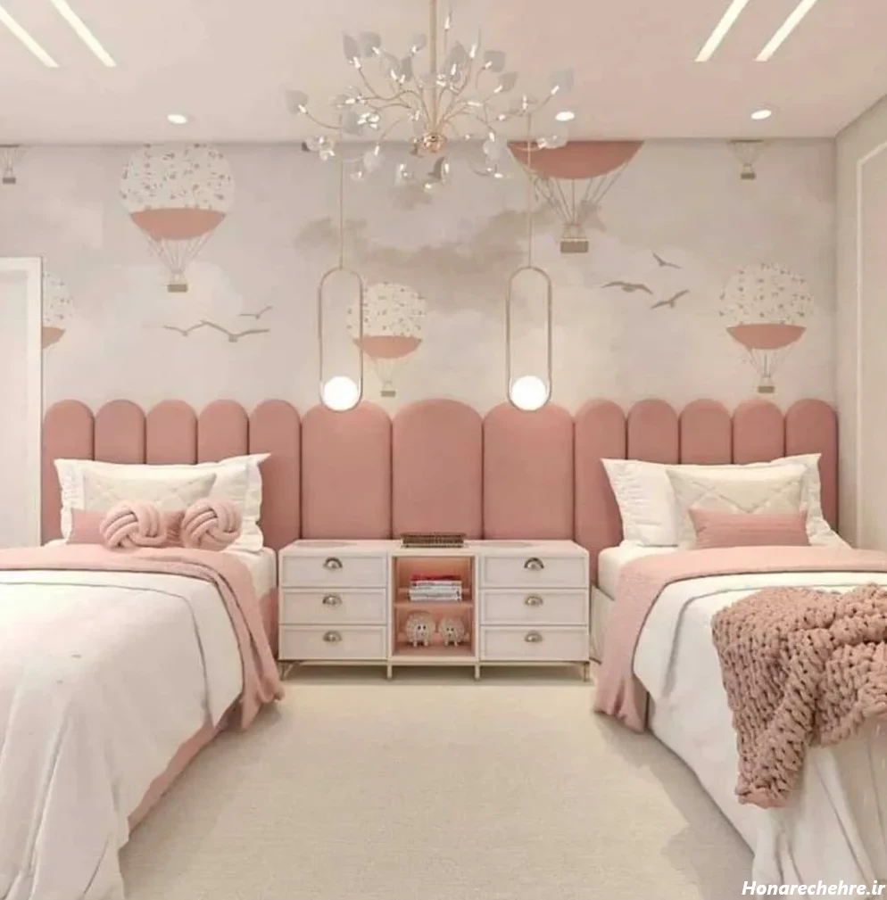 عکس اتاق خواب دخترانه رویایی