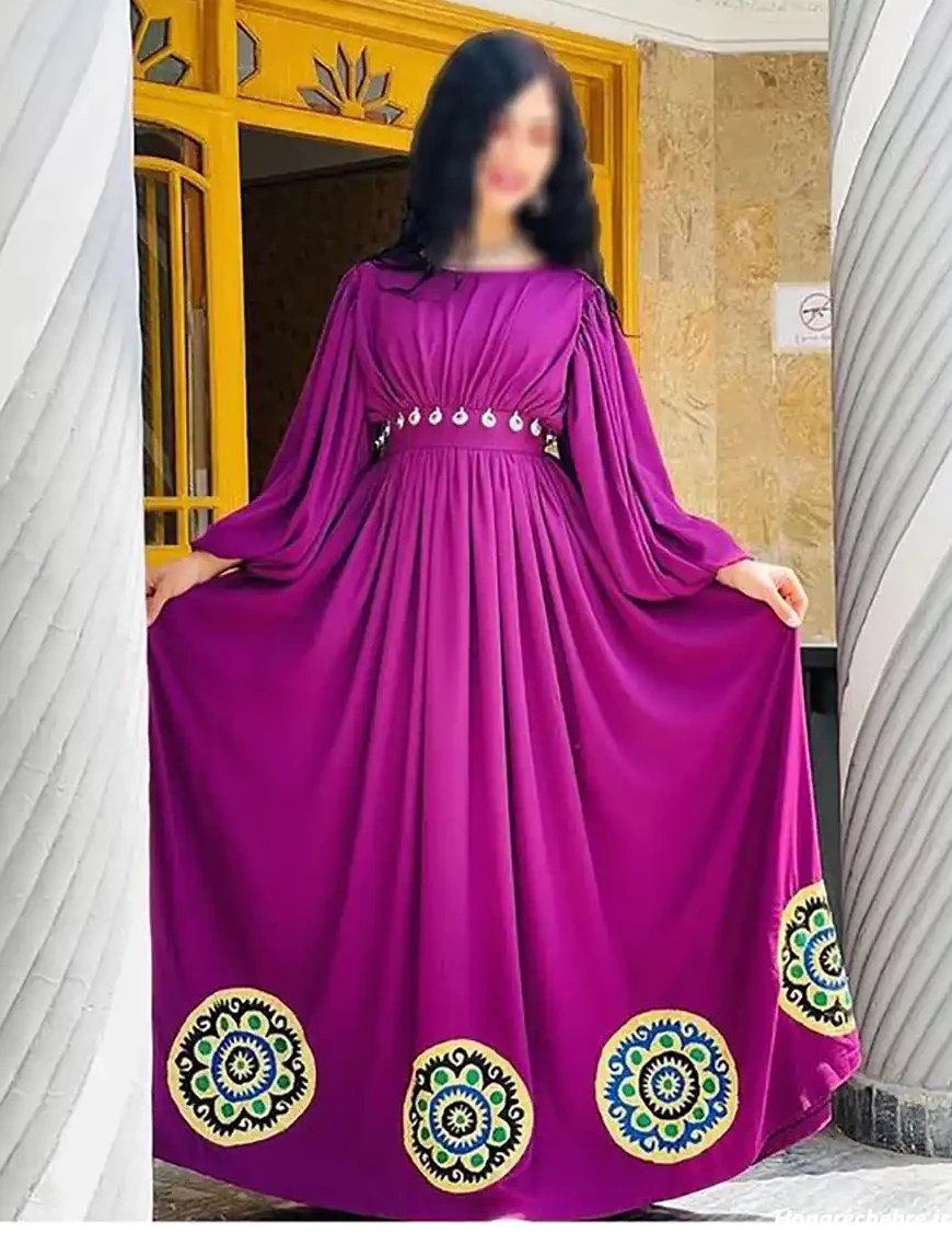 مدل لباس افغانی کشی ساده