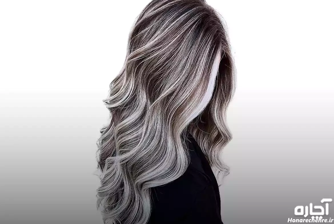 رنگ شکلاتی و مش استخوانی