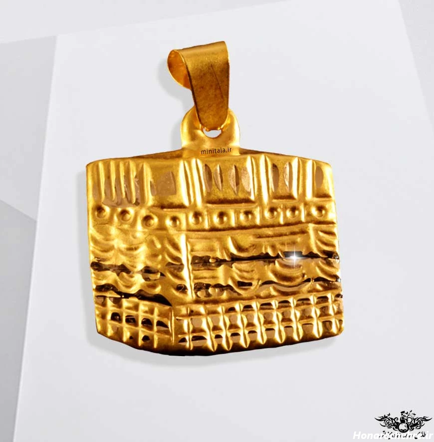 قیمت پلاک کعبه طلا ۲۴ عیار