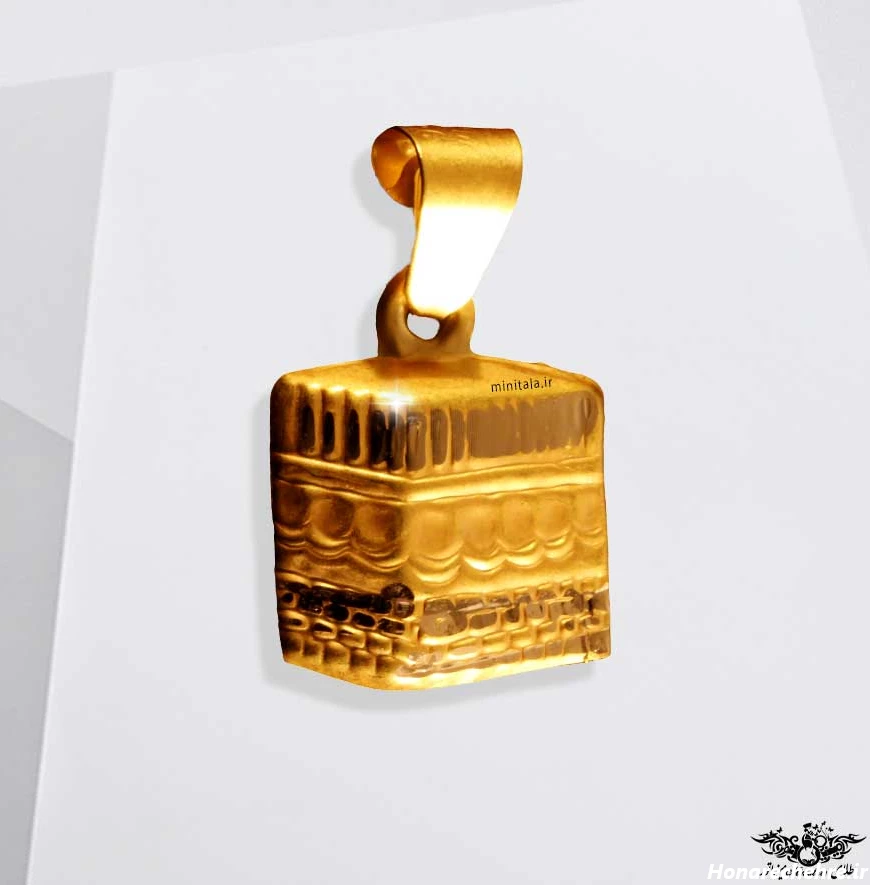 قیمت پلاک کعبه طلا ۲۴ عیار