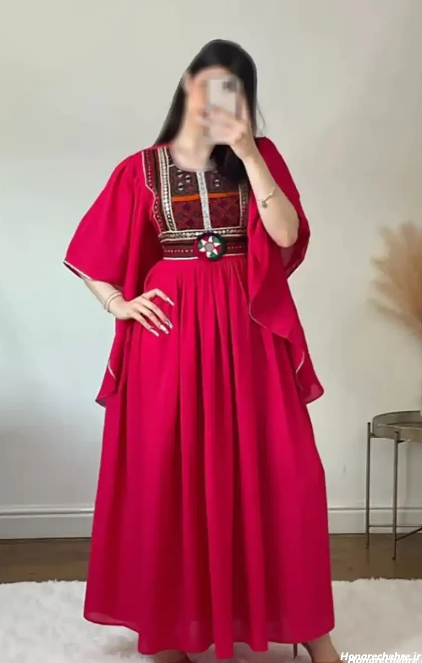 مدل لباس افغانی کشی ساده