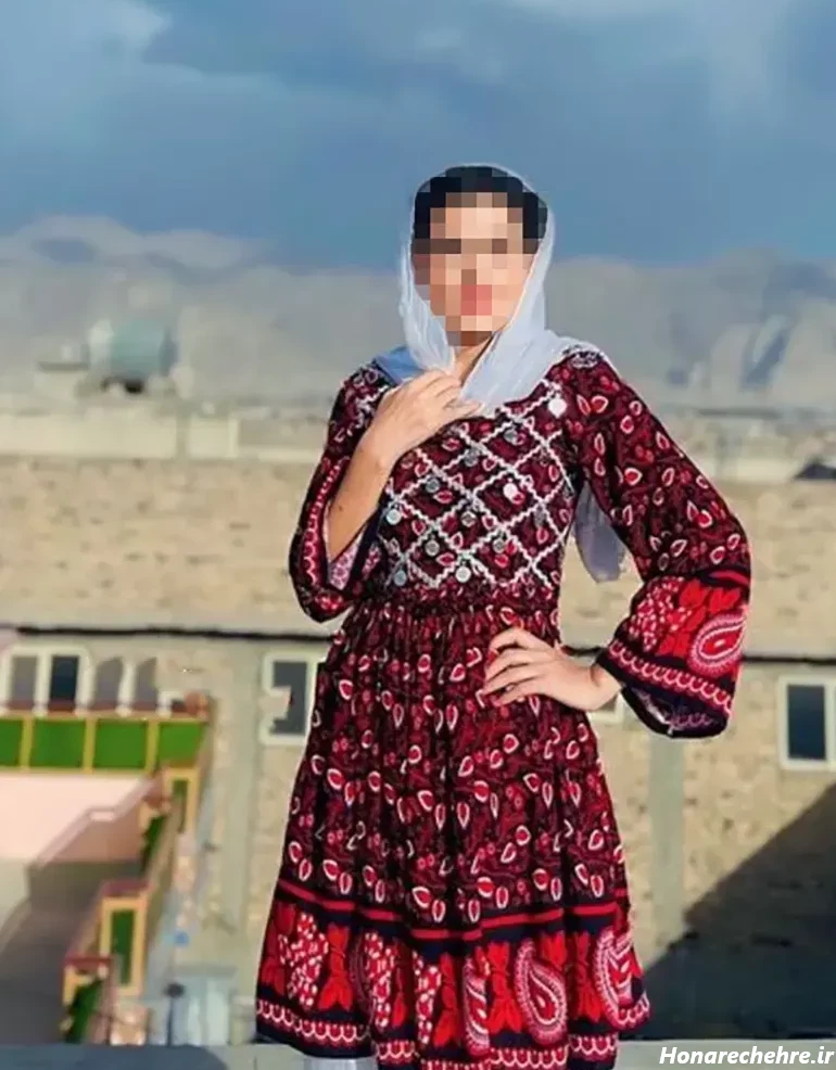مدل لباس افغانی کشی ساده