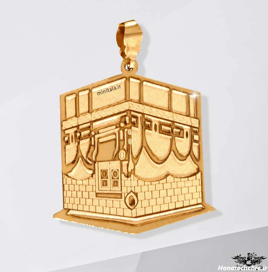 قیمت پلاک کعبه طلا ۲۴ عیار