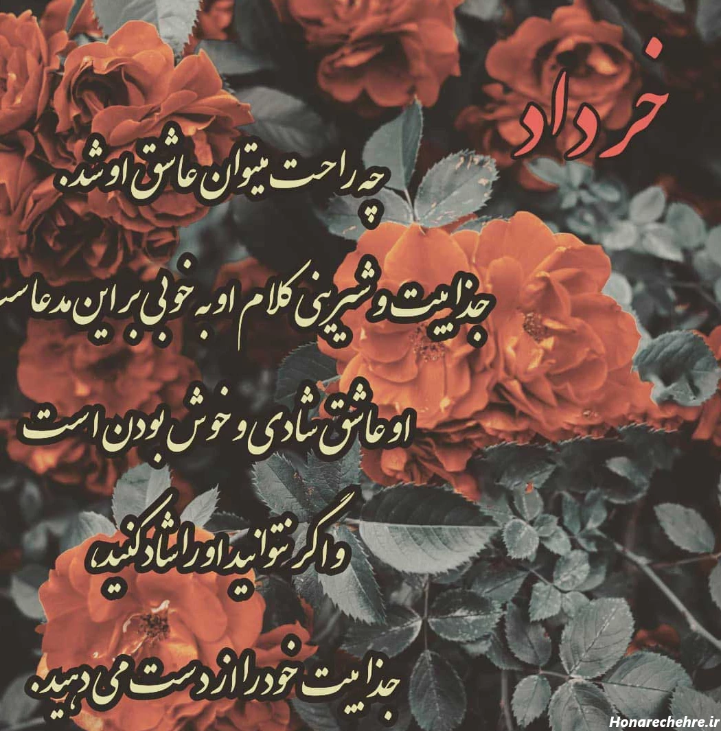 عکس نوشته و عکس پروفایل تبریک تولد همسر خرداد ماهی - مینویسم