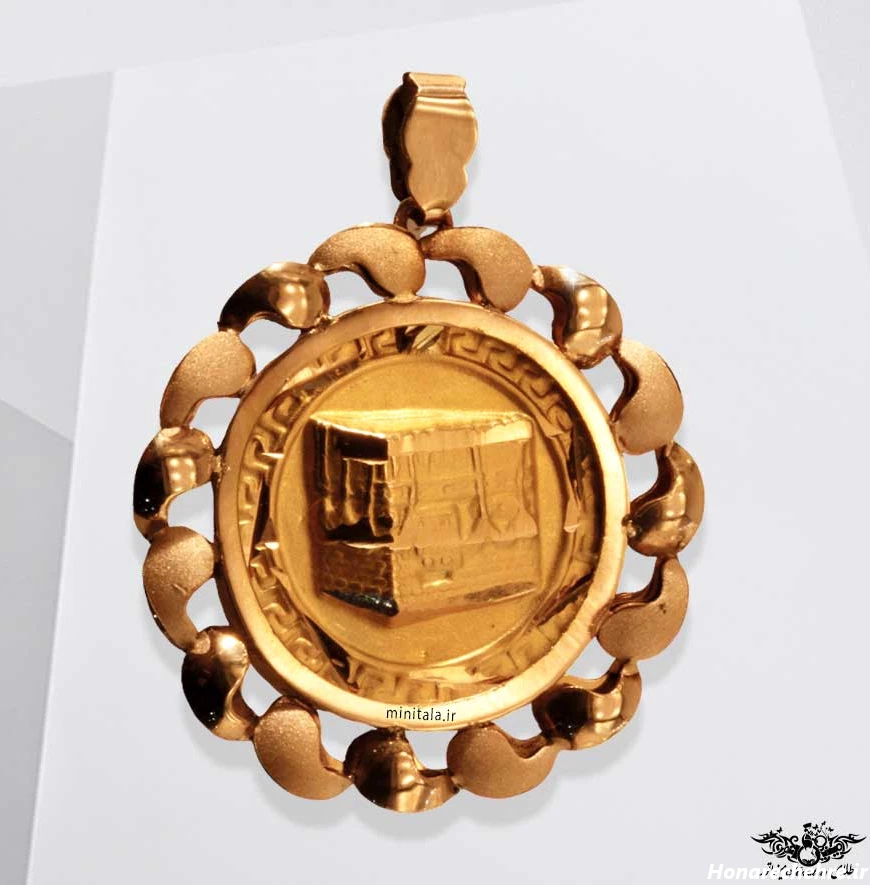 قیمت پلاک کعبه طلا ۲۴ عیار