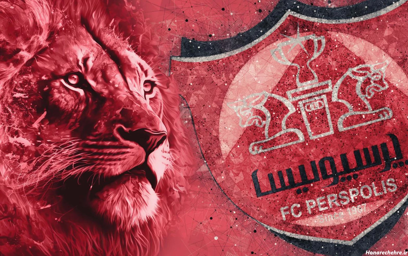عکس شیر پرسپولیس و استقلال
