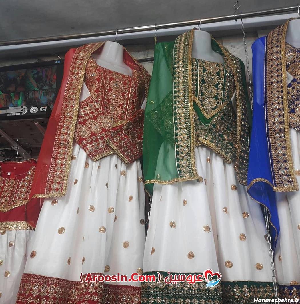 مدل لباس افغانی کشی ساده