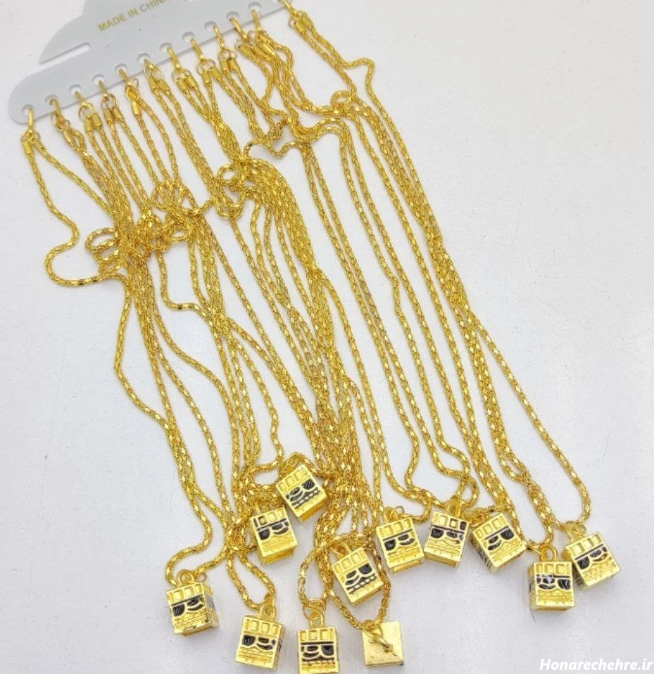 قیمت پلاک کعبه طلا ۲۴ عیار