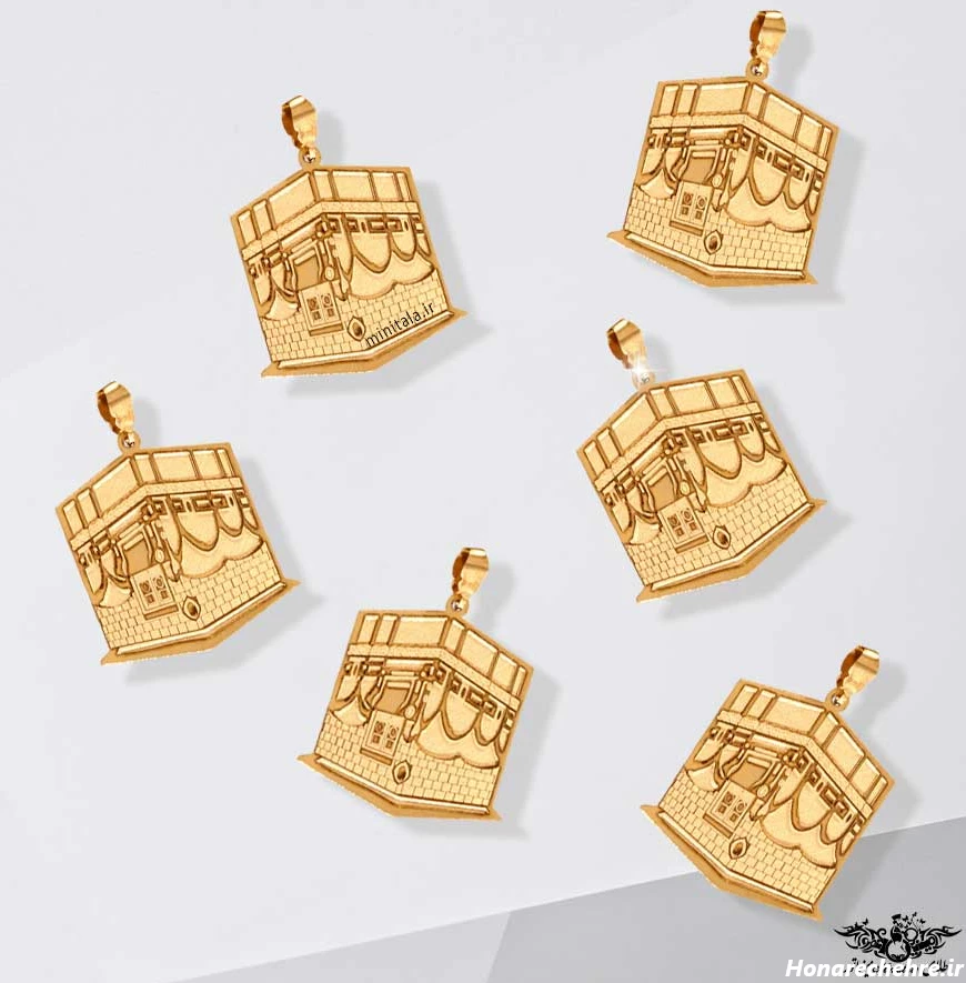 قیمت پلاک کعبه طلا ۲۴ عیار