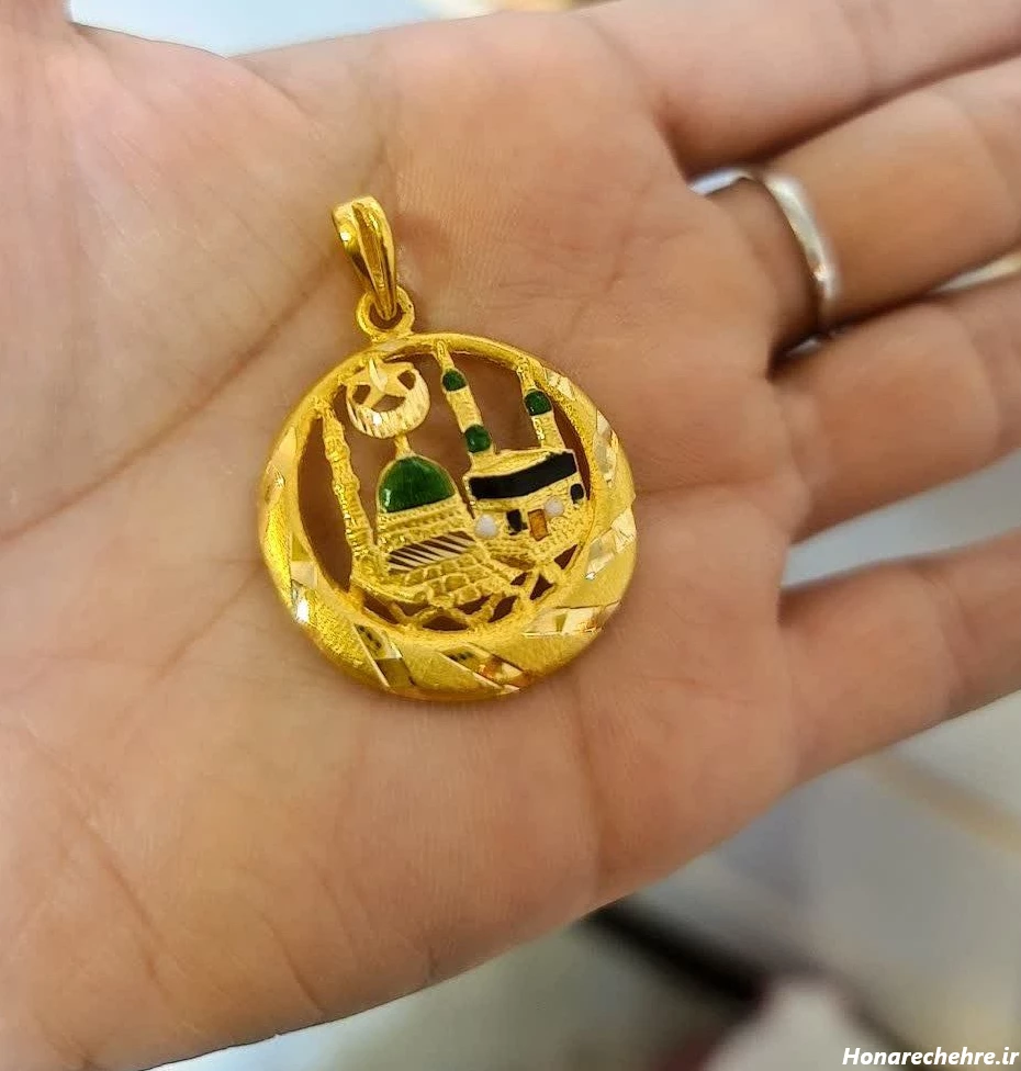 قیمت پلاک کعبه طلا ۲۴ عیار