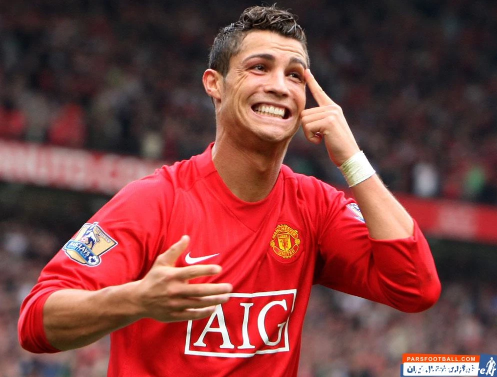 عکس رونالدو در منچستر یونایتد قدیم