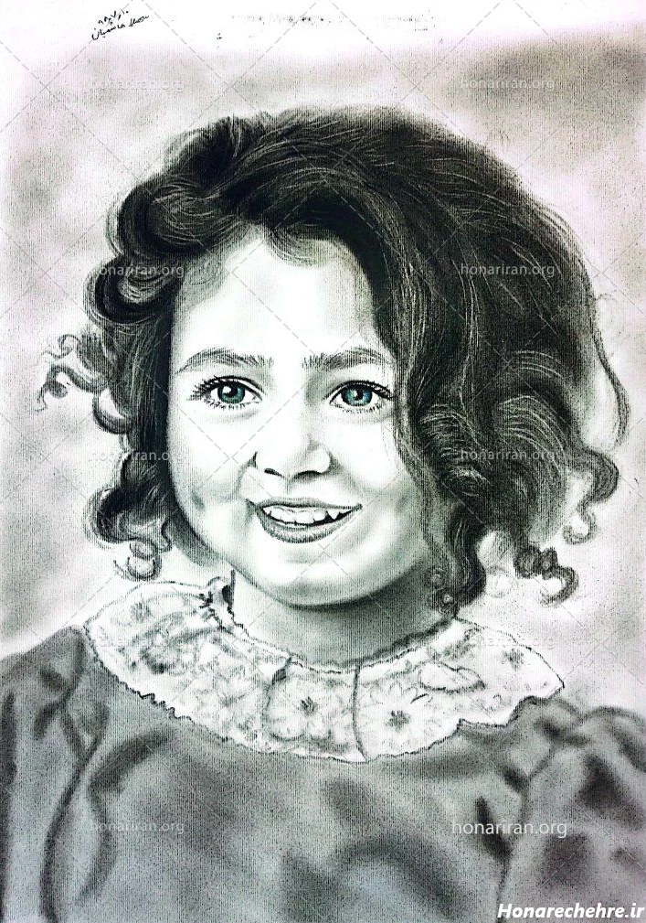 آموزش نقاشی سیاه قلم ساده کودکانه