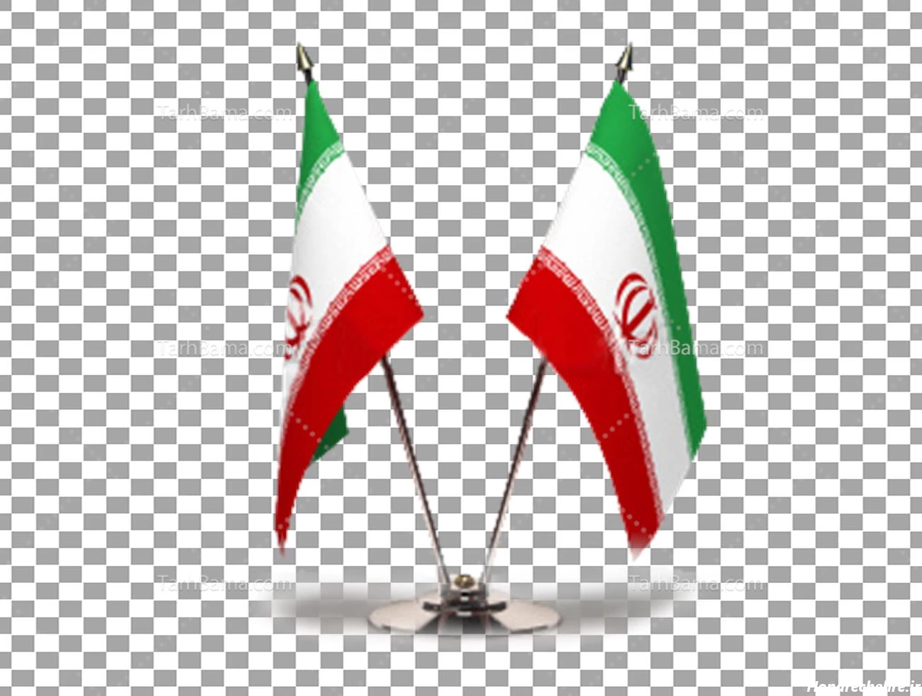 عکس پرچم ایران رومیزی بدون پس زمینه