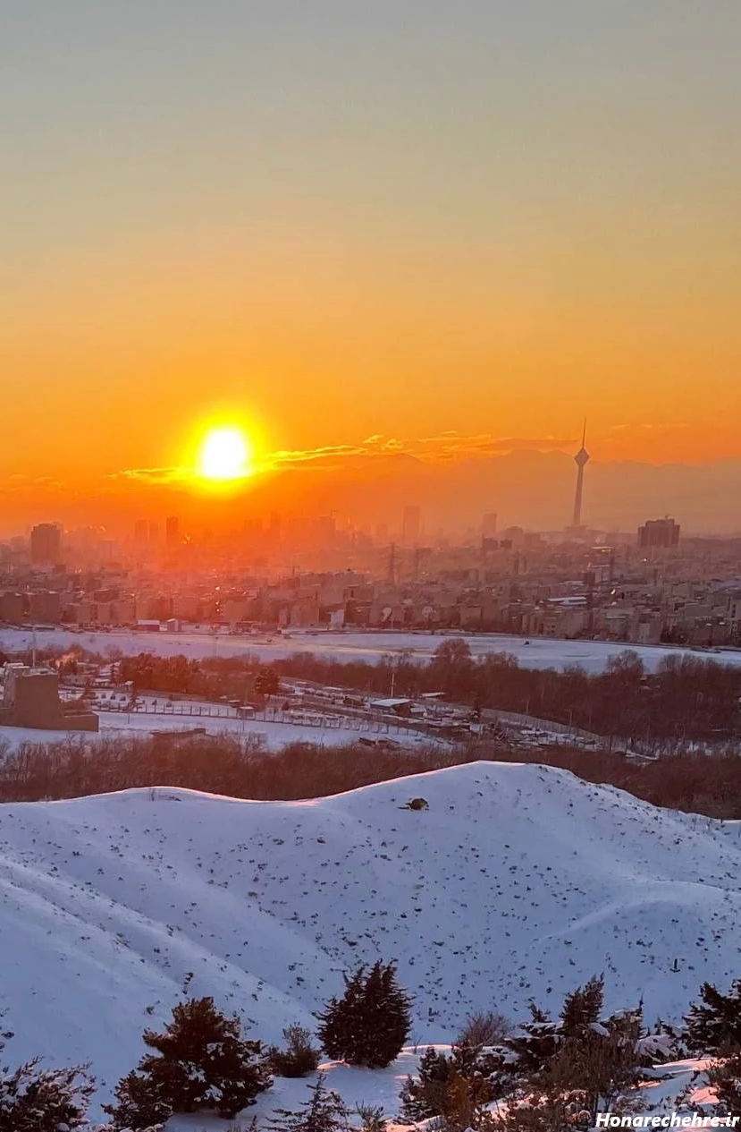 عکس طلوع خورشید عاشقانه