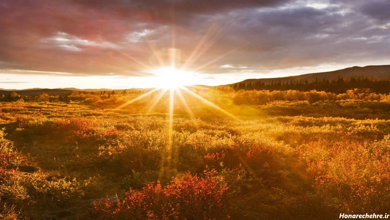 عکس طلوع خورشید عاشقانه
