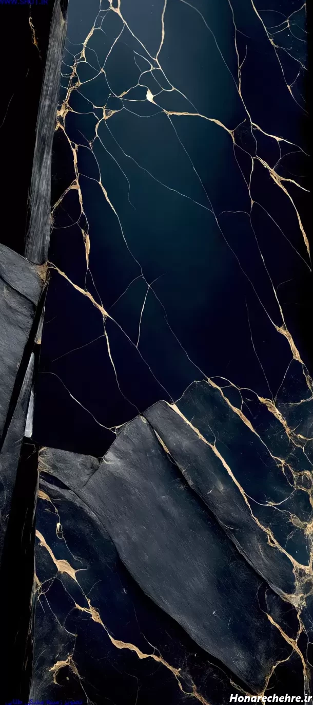 تصویر زمینه مشکی طلایی دخترانه