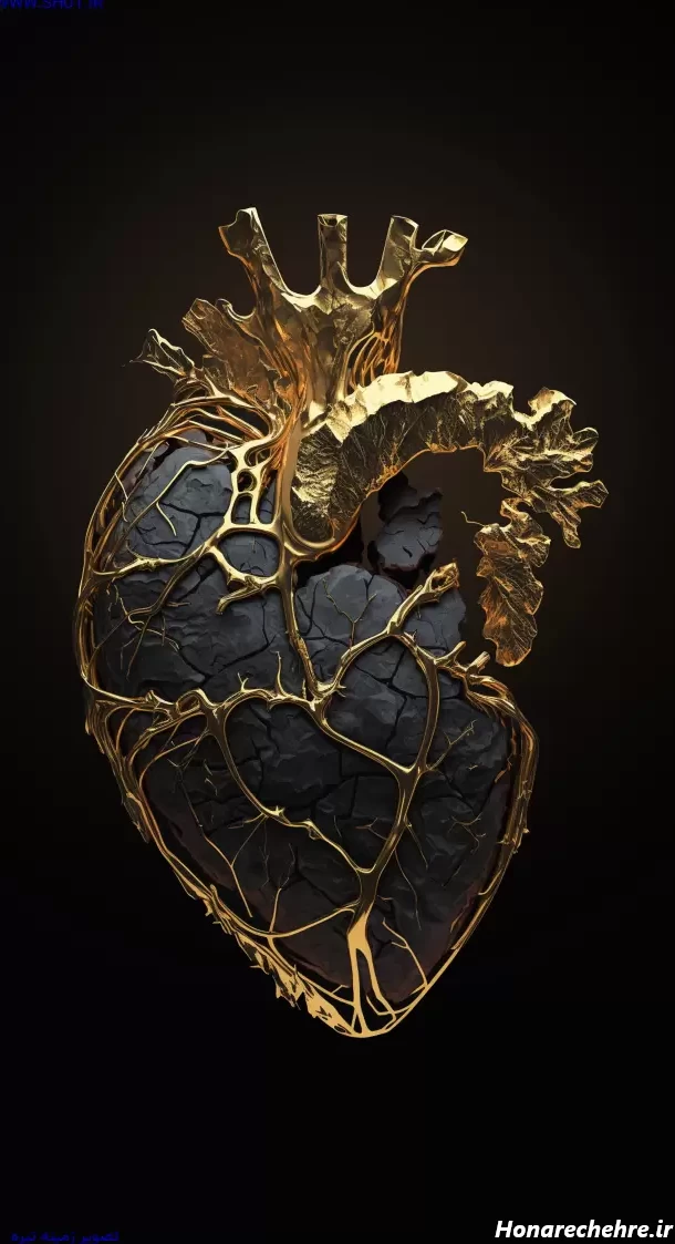 تصویر زمینه مشکی طلایی دخترانه