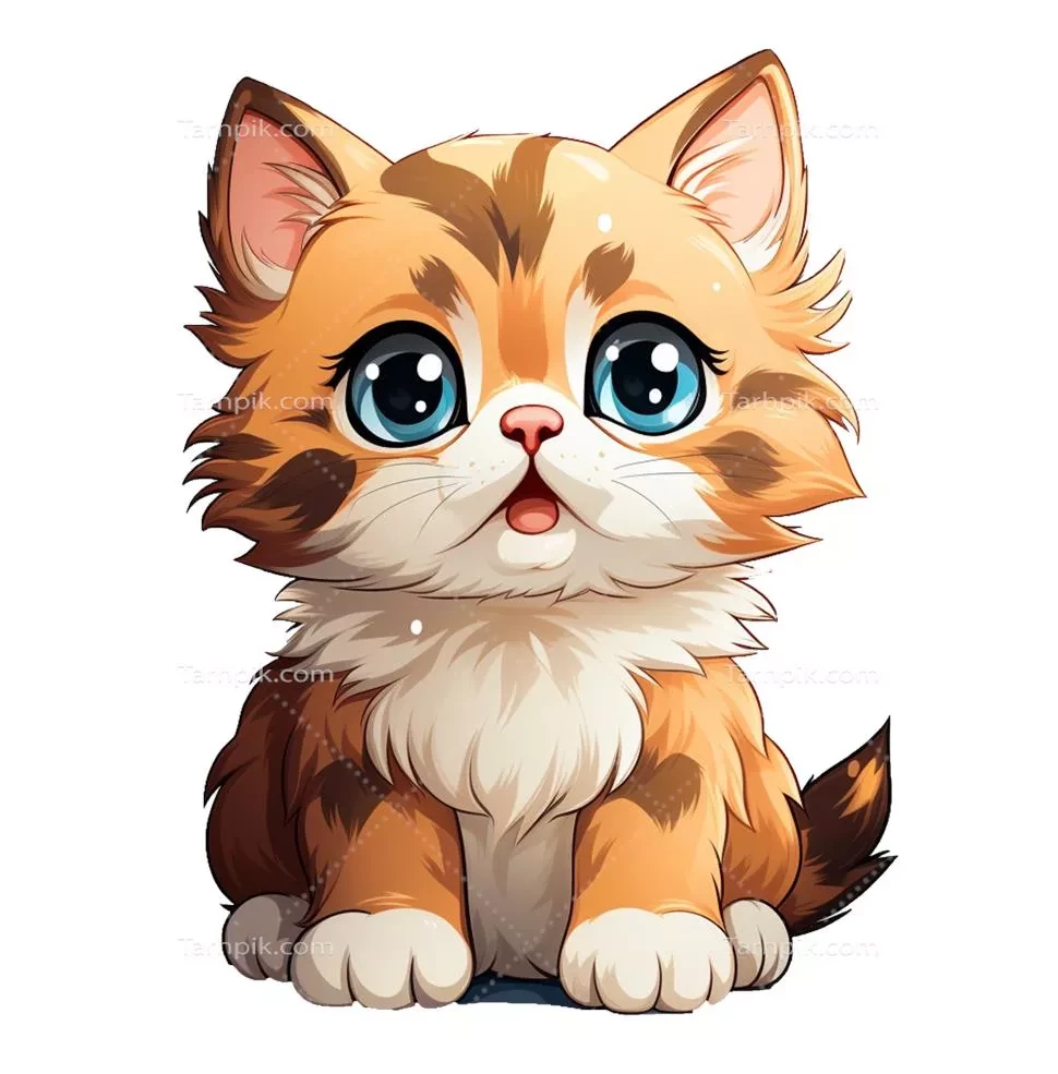 عکس گربه کارتونی فانتزی