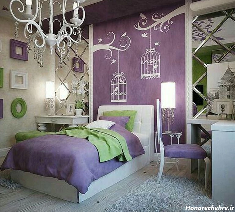 عکس اتاق خواب دخترانه زشت