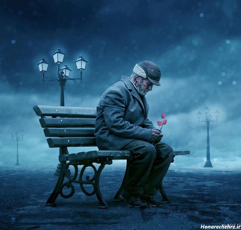 عکس پیرمرد برای پروفایل