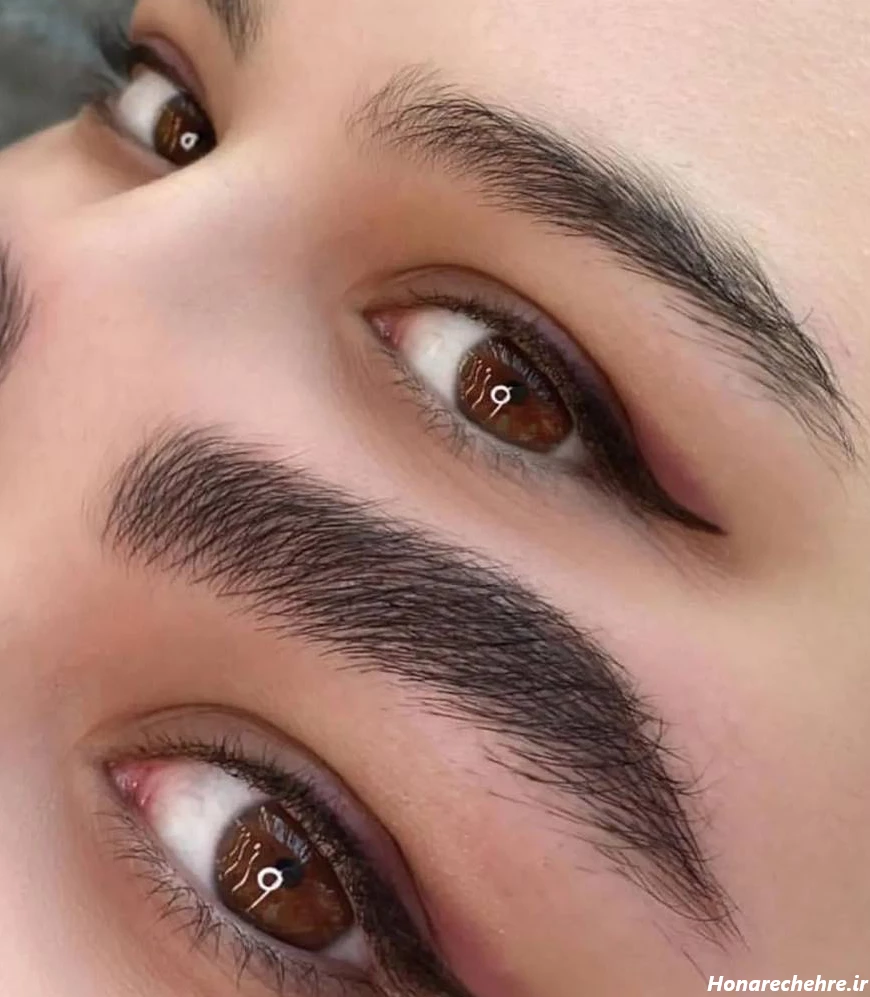 ۱۰ مدل ابرو طبیعی جدید شیک + قشنگترین مدل ابرو پهن و صاف