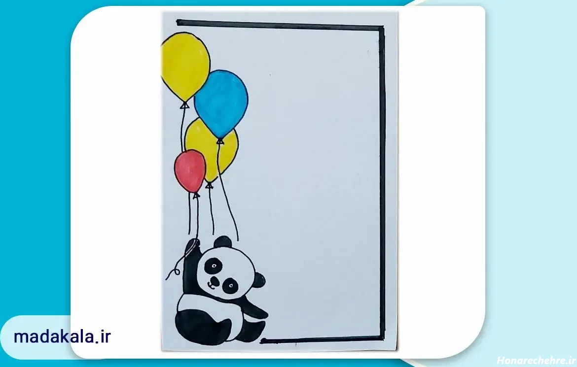 تزیین دفتر مشق دخترانه فانتزی