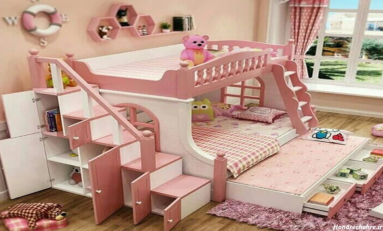 عکس اتاق خواب دخترانه زشت