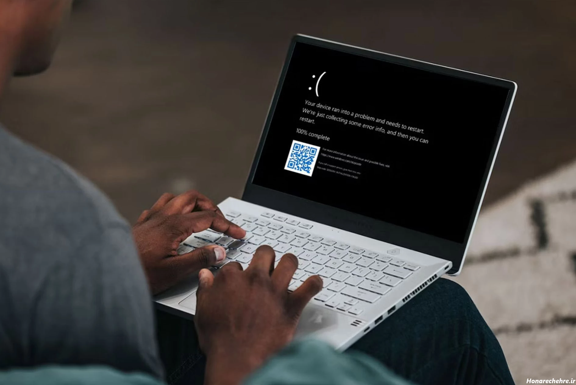 صفحه سیاه و سفید